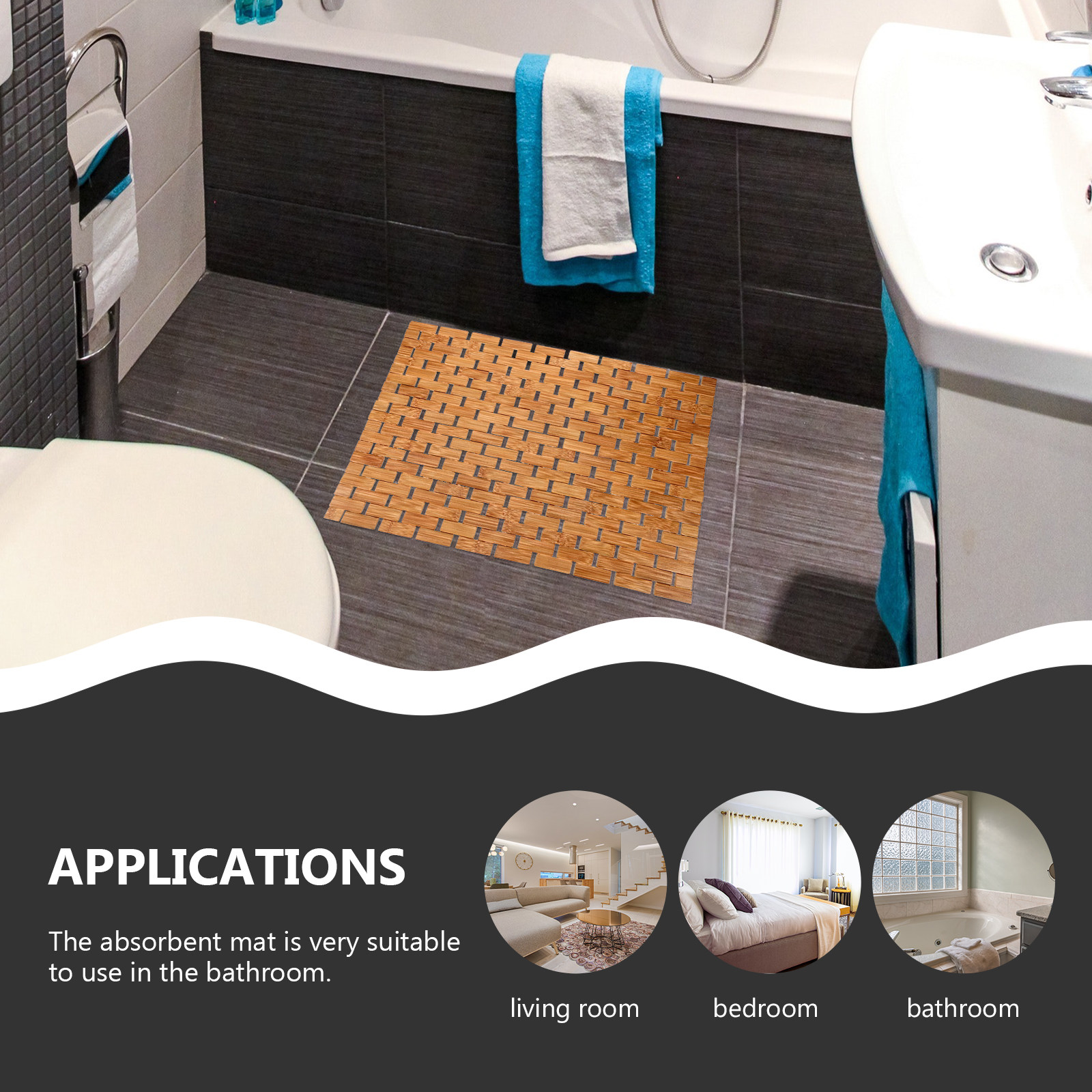 Tappetino da Doccia in Bambù A - Bamboo Bath Mat recensione e prezzo